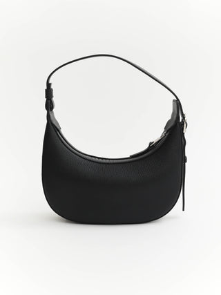 Friday Bag: Black Pebbled Leather