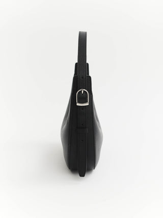 Friday Bag: Black Pebbled Leather