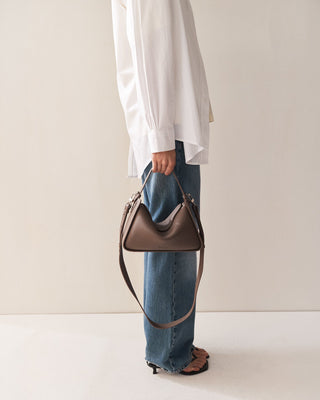 Clementine Bag: Mushroom with Gold