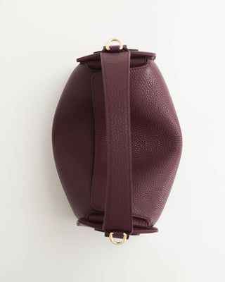 Clementine Bag: Plum with Gold