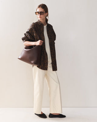 Large Daisy Bag: Coffee